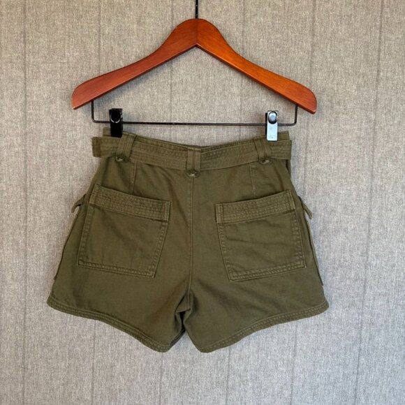 Banana Republic Factory Olive High Waist Shorts - Picture 3 of 10